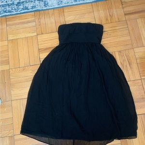 Black JCrew Strapless Minidress